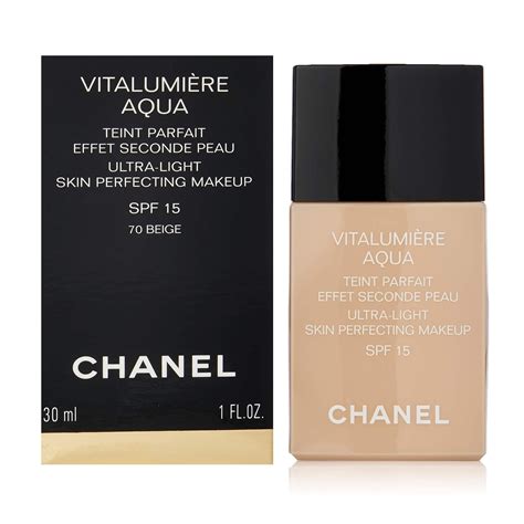 chanel vitalumiere 70 beige|vitalumière aqua spf 15.